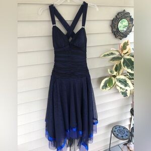 Elegant Navy Blue Dress